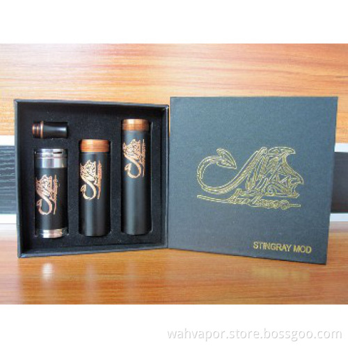 Best quality mechanical mod black diamond stingray mod